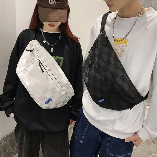 Riñonera Cuadros Deportiva - Estilo Street 🏃